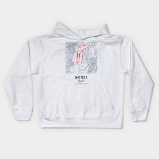 monza simple map Kids Hoodie